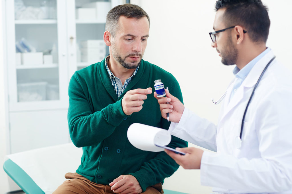 Doctor Giving Objem spermy Pills Semenax